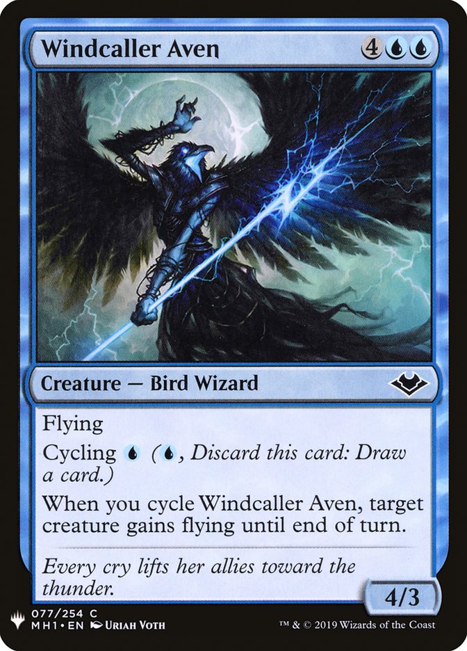 Windcaller Aven [Mystery Booster] | Game Haven TX