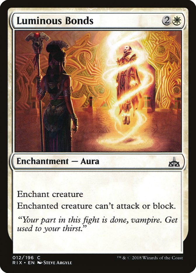 Luminous Bonds [Rivals of Ixalan] | Game Haven TX