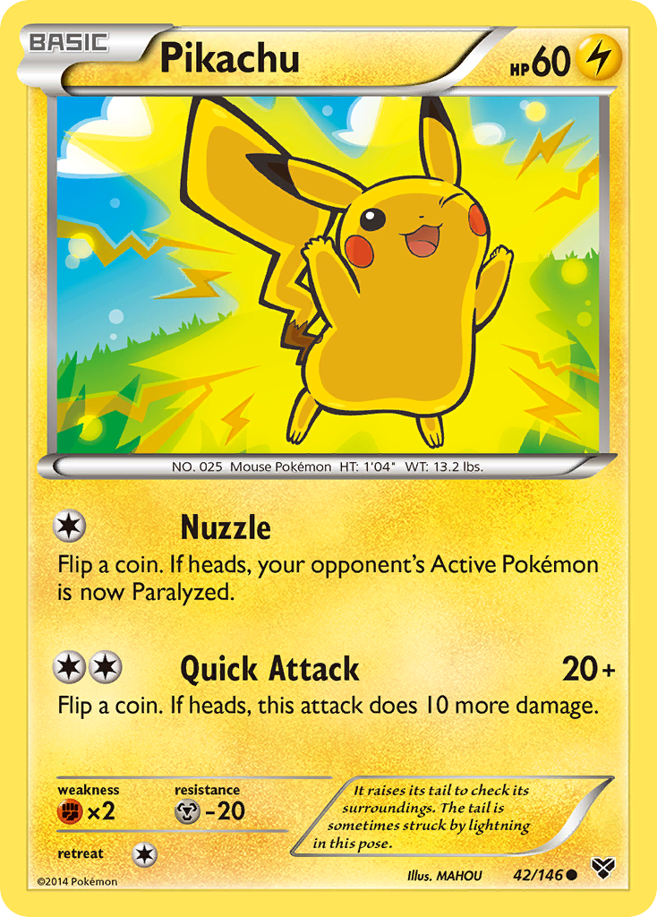 Pikachu (42/146) [XY: Base Set] | Game Haven TX