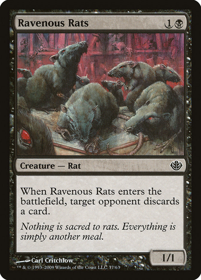 Ravenous Rats [Duel Decks: Garruk vs. Liliana] | Game Haven TX