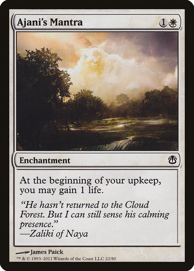 Ajani's Mantra [Duel Decks: Ajani vs. Nicol Bolas] | Game Haven TX