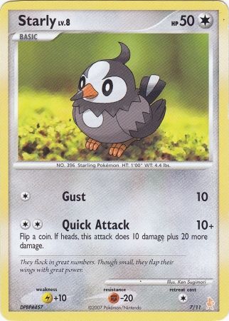 Starly (7/11) [Diamond & Pearl: Trainer Kit - Lucario] | Game Haven TX