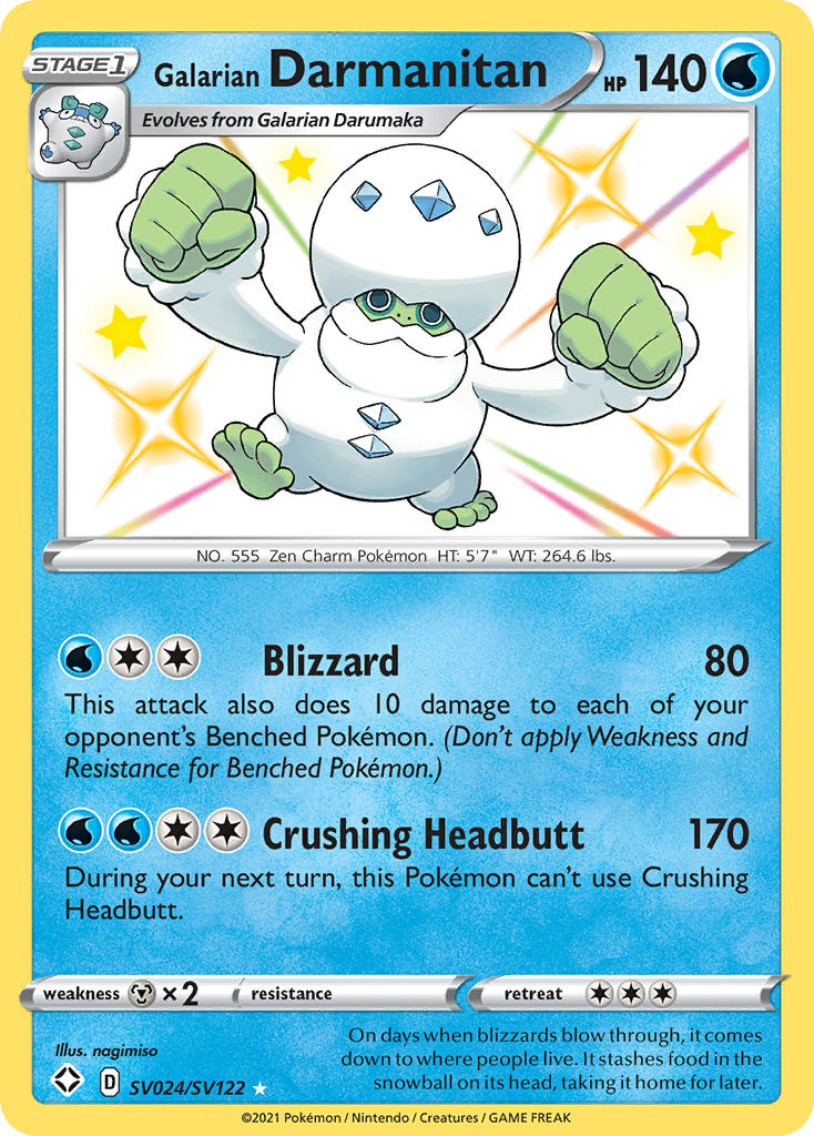 Galarian Darmanitan (SV024/SV122) [Sword & Shield: Shining Fates] | Game Haven TX