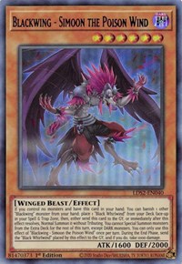 Blackwing - Simoon the Poison Wind (Purple) [LDS2-EN040] Ultra Rare | Game Haven TX