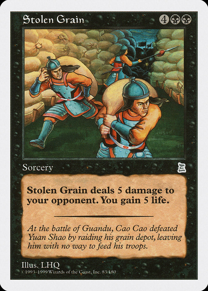 Stolen Grain [Portal Three Kingdoms] | Game Haven TX