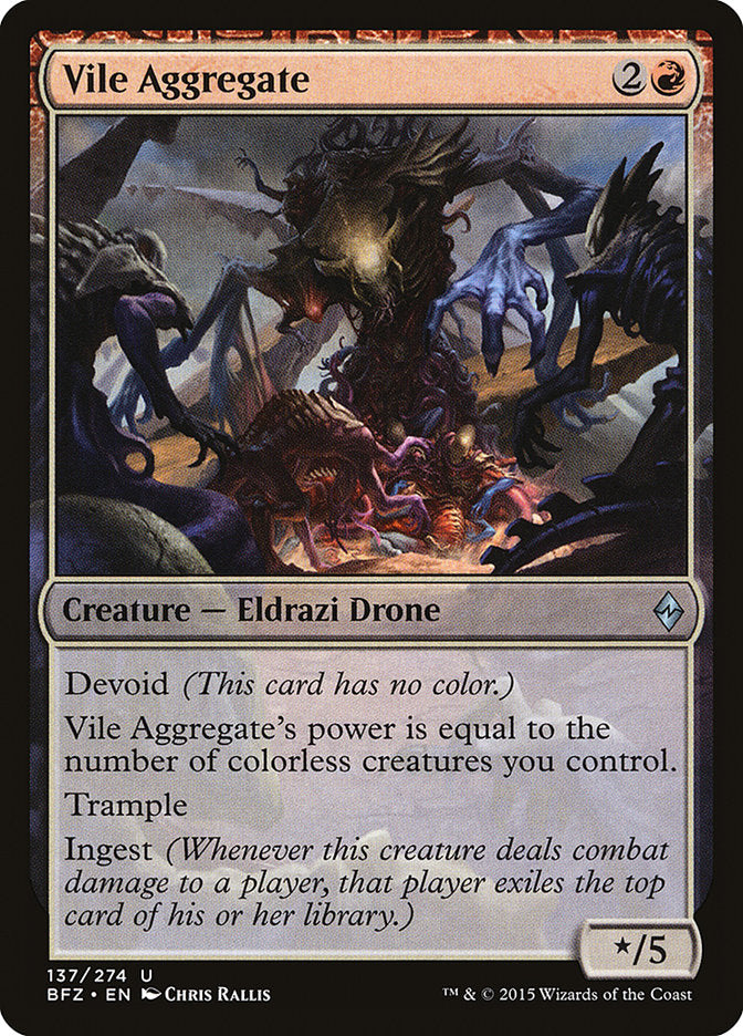 Vile Aggregate [Battle for Zendikar] | Game Haven TX