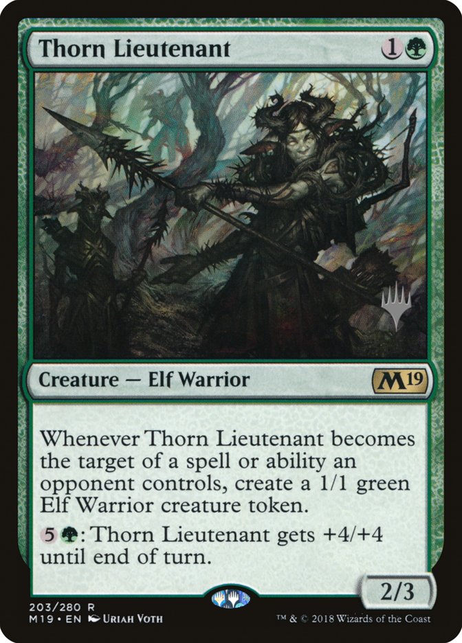 Thorn Lieutenant [Core Set 2019 Promos] | Game Haven TX