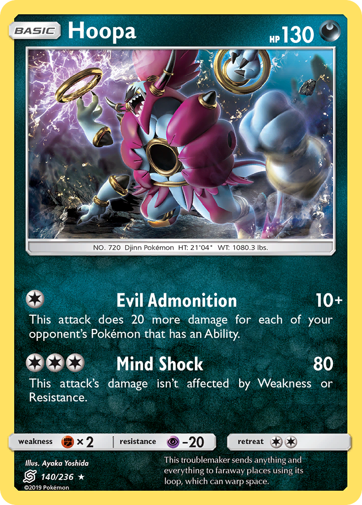 Hoopa (140/236) [Sun & Moon: Unified Minds] | Game Haven TX
