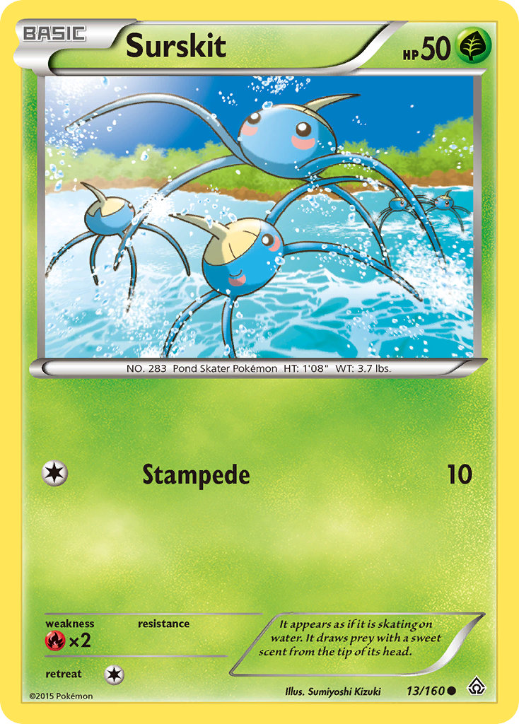 Surskit (13/160) [XY: Primal Clash] | Game Haven TX
