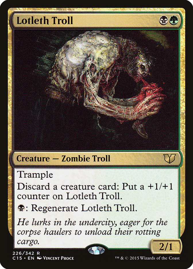 Lotleth Troll [Commander 2015] | Game Haven TX