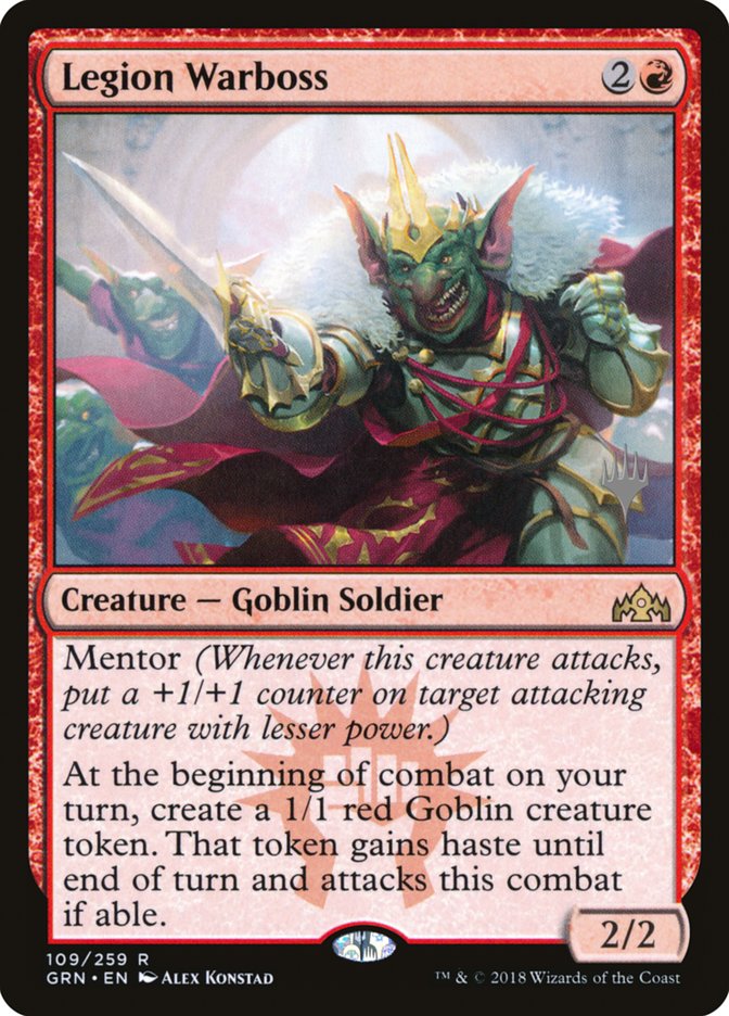 Legion Warboss [Guilds of Ravnica Promos] | Game Haven TX