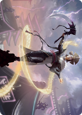 Naomi, Pillar of Order Art Card [Kamigawa: Neon Dynasty Art Series] | Game Haven TX