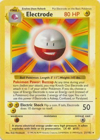 Electrode (21/102) [Base Set Shadowless Unlimited] | Game Haven TX