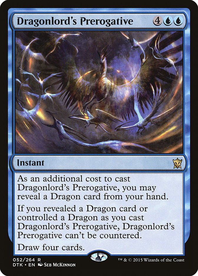 Dragonlord's Prerogative [Dragons of Tarkir] | Game Haven TX