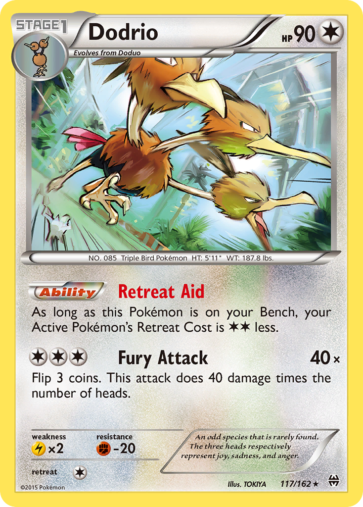 Dodrio (117/162) [XY: BREAKthrough] | Game Haven TX