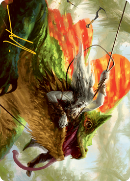 Captured by Lagacs Art Card (Gold-Stamped Signature) [Modern Horizons 2 Art Series] | Game Haven TX