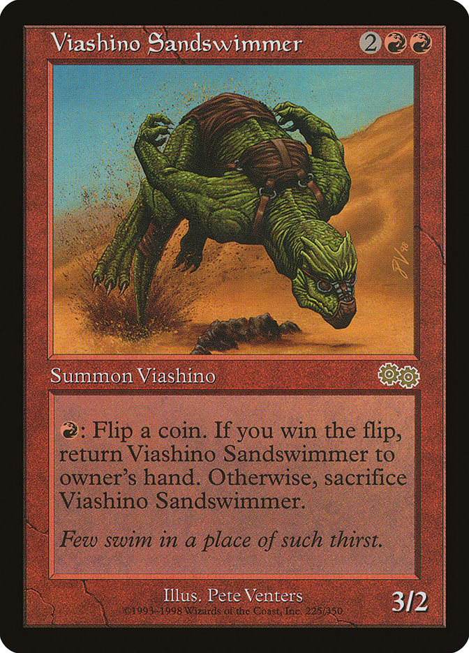 Viashino Sandswimmer [Urza's Saga] | Game Haven TX