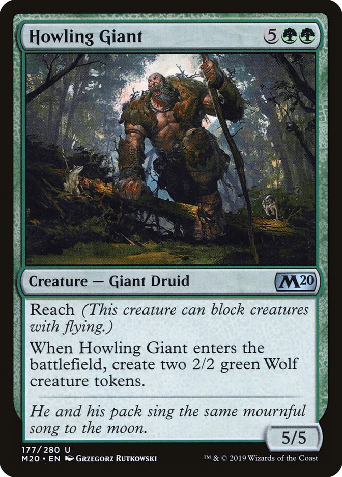 Howling Giant [Core Set 2020] | Game Haven TX