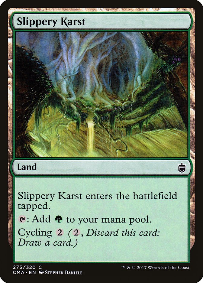 Slippery Karst [Commander Anthology] | Game Haven TX