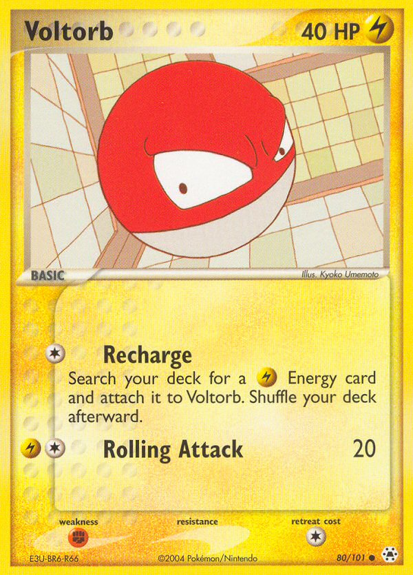 Voltorb (80/101) [EX: Hidden Legends] | Game Haven TX