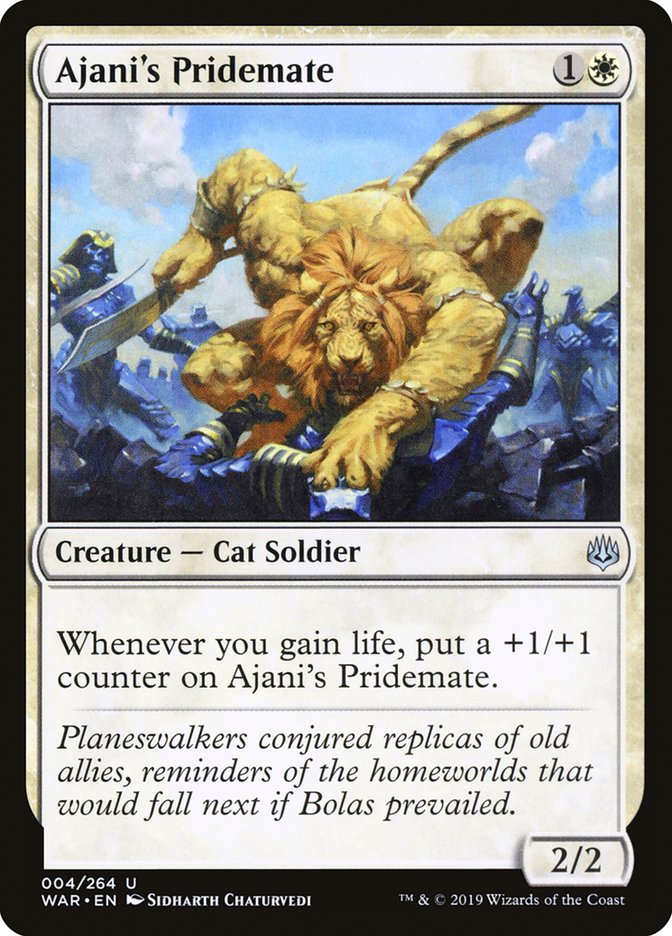 Ajani's Pridemate [War of the Spark] | Game Haven TX