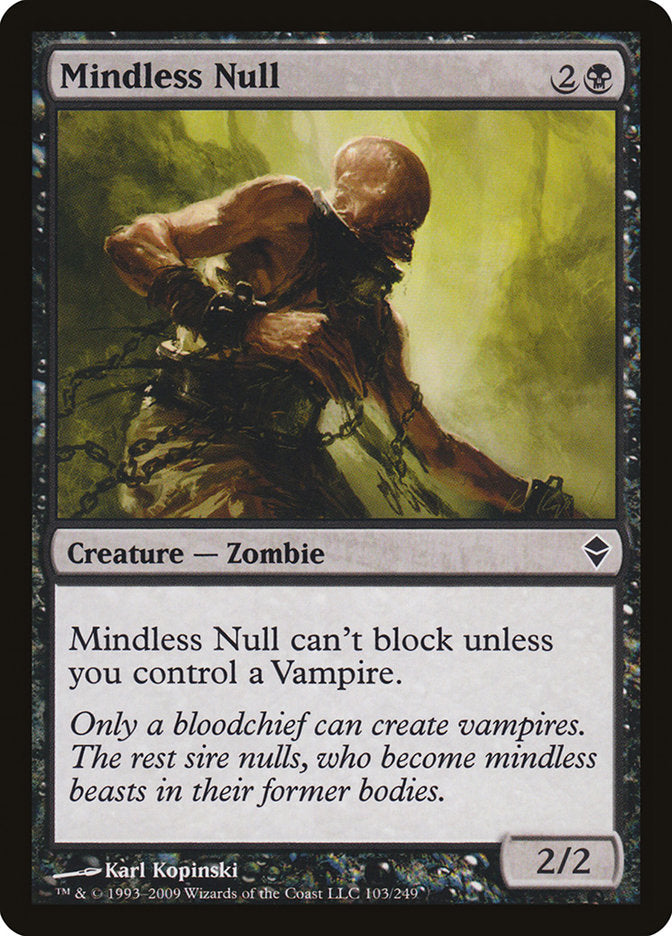 Mindless Null [Zendikar] | Game Haven TX