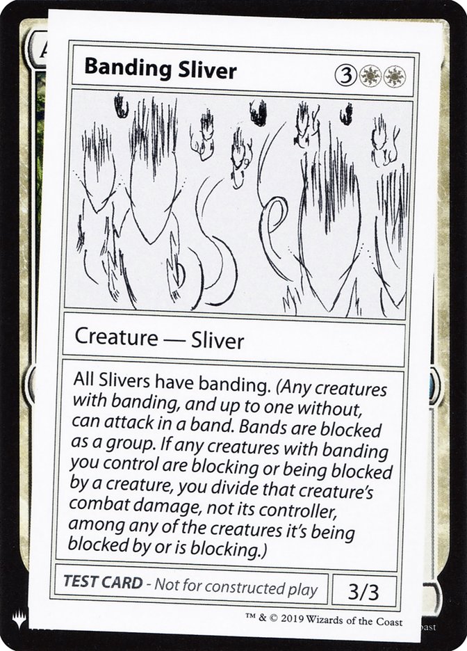 Banding Sliver [Mystery Booster Playtest Cards] | Game Haven TX