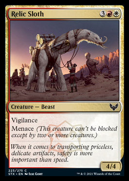 Relic Sloth [Strixhaven: School of Mages] | Game Haven TX