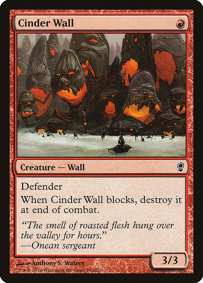 Cinder Wall [Conspiracy] | Game Haven TX