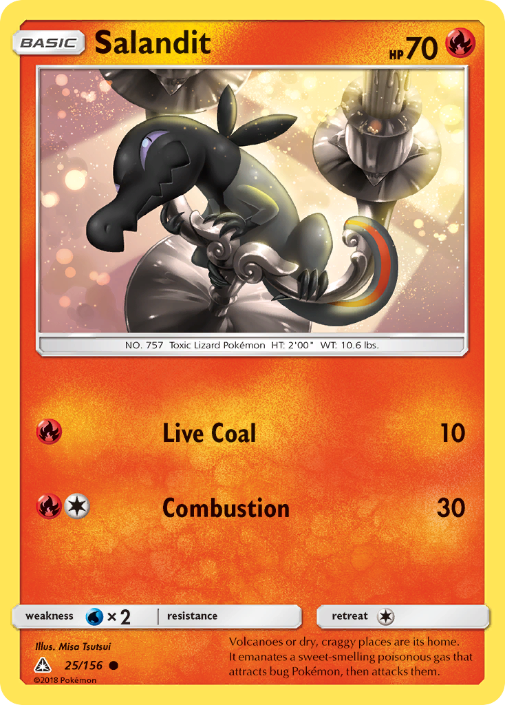 Salandit (25/156) [Sun & Moon: Ultra Prism] | Game Haven TX