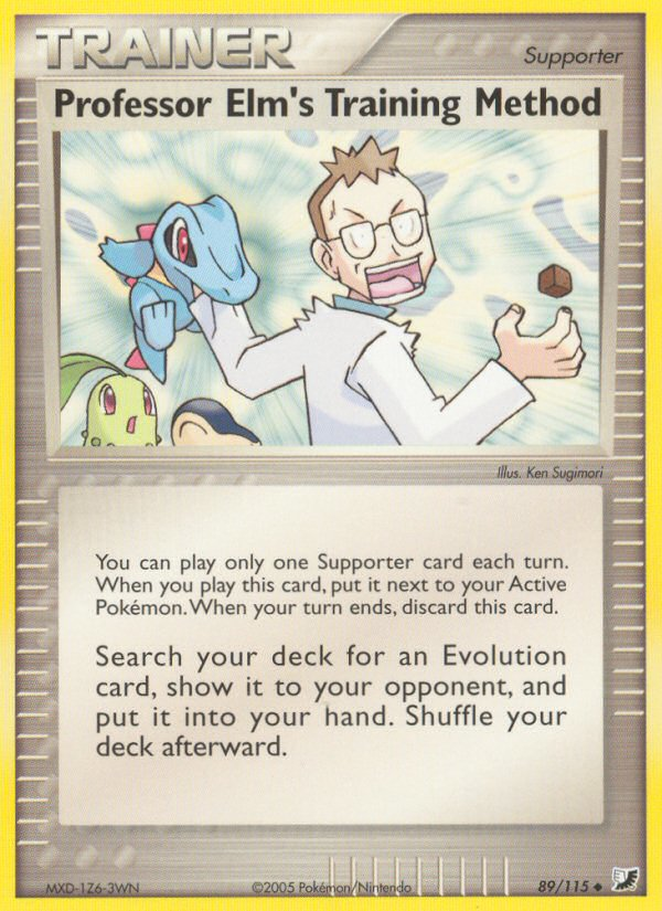 Professor Elm's Training Method (89/115) [EX: Unseen Forces] | Game Haven TX