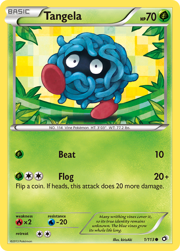 Tangela (1/113) [Black & White: Legendary Treasures] | Game Haven TX