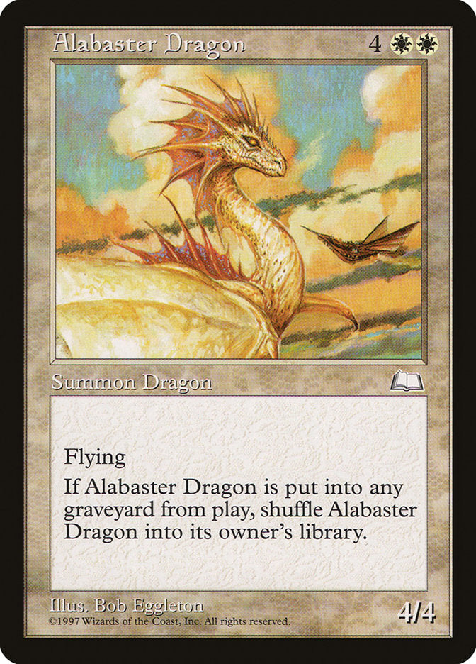 Alabaster Dragon [Weatherlight] | Game Haven TX