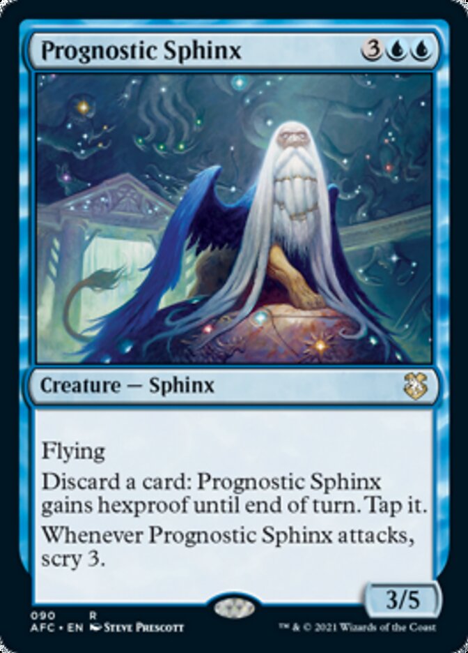 Prognostic Sphinx [Dungeons & Dragons: Adventures in the Forgotten Realms Commander] | Game Haven TX