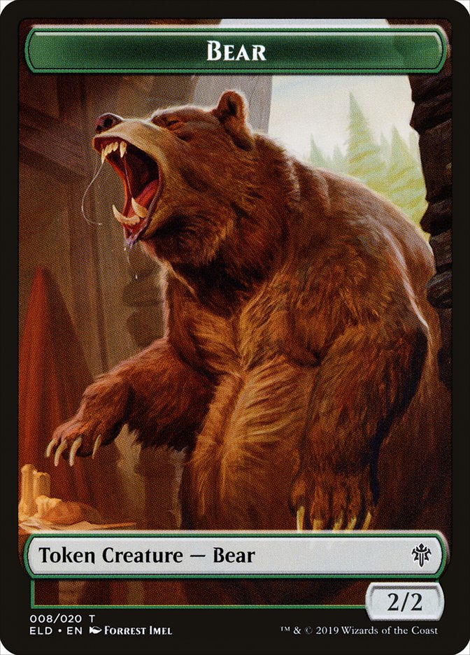 Bear Token [Throne of Eldraine] | Game Haven TX