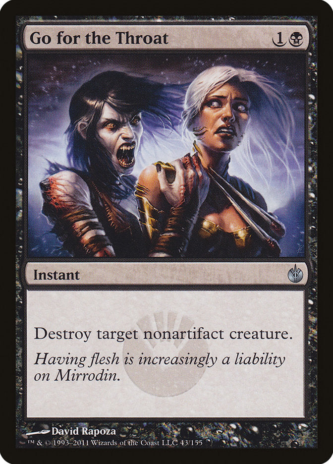 Go for the Throat [Mirrodin Besieged] | Game Haven TX