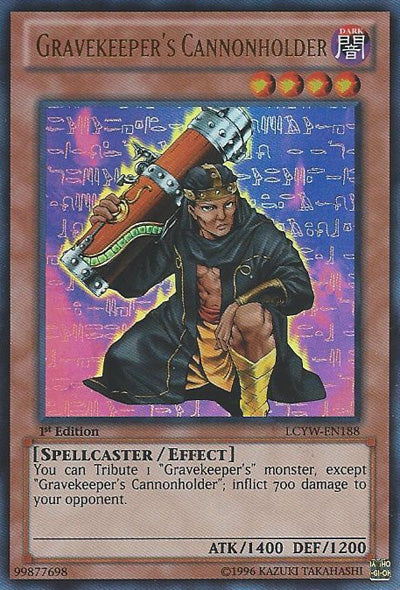 Gravekeeper's Cannonholder [LCYW-EN188] Ultra Rare | Game Haven TX