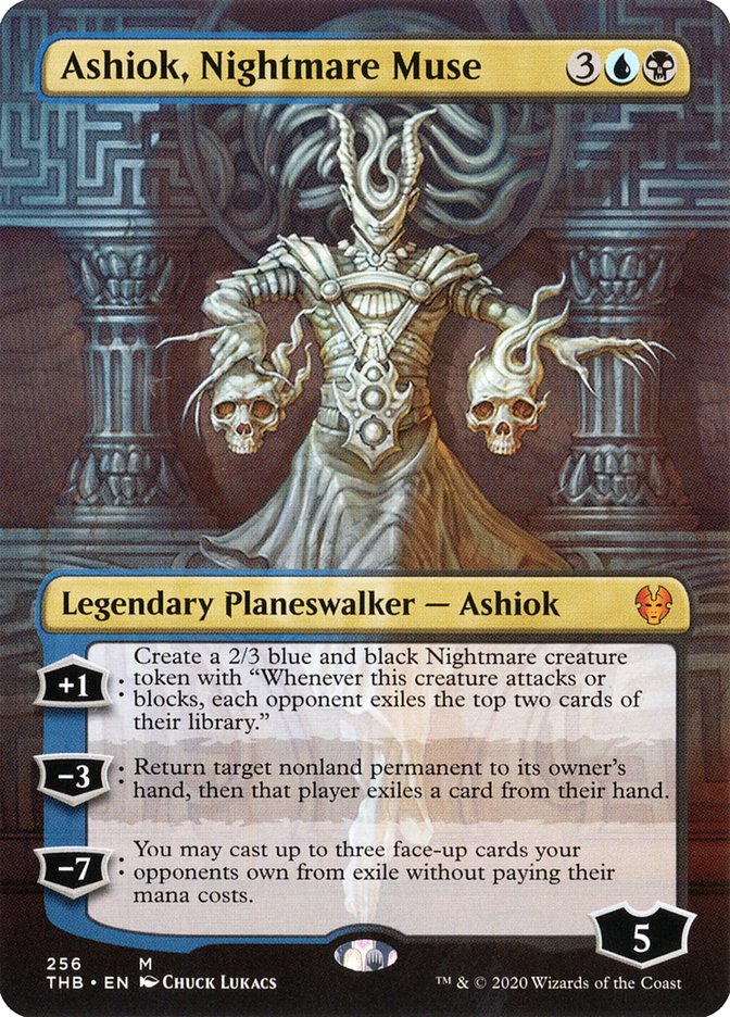 Ashiok, Nightmare Muse (Borderless) [Theros Beyond Death] | Game Haven TX