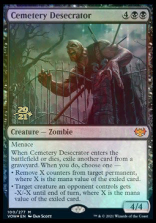 Cemetery Desecrator [Innistrad: Crimson Vow Prerelease Promos] | Game Haven TX