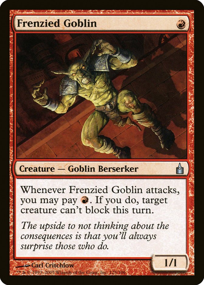 Frenzied Goblin [Ravnica: City of Guilds] | Game Haven TX