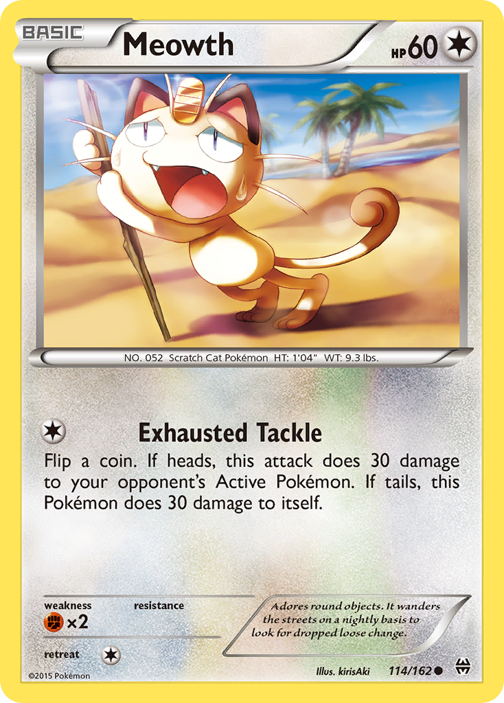 Meowth (114/162) [XY: BREAKthrough] | Game Haven TX