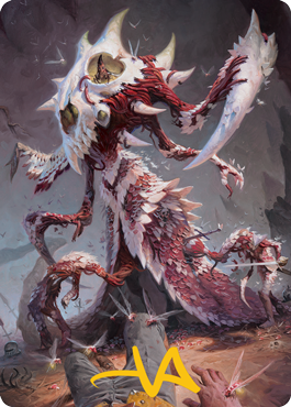 Grist, the Hunger Tide Art Card (56) (Gold-Stamped Signature) [Modern Horizons 2 Art Series] | Game Haven TX