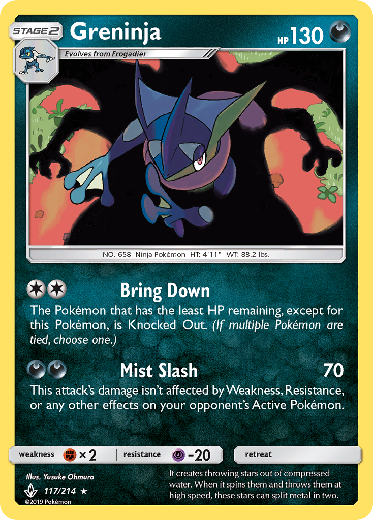 Greninja (117/214) [Sun & Moon: Unbroken Bonds] | Game Haven TX