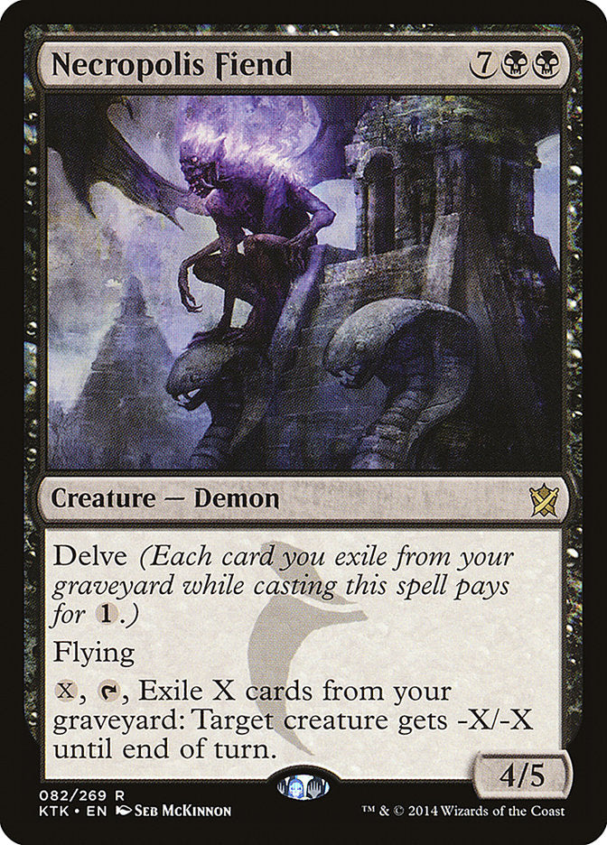 Necropolis Fiend [Khans of Tarkir] | Game Haven TX
