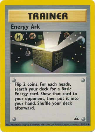 Energy Ark (75/75) [Neo Discovery Unlimited] | Game Haven TX