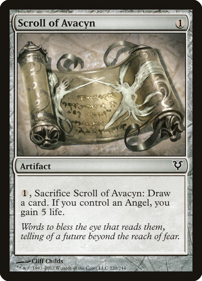 Scroll of Avacyn [Avacyn Restored] | Game Haven TX