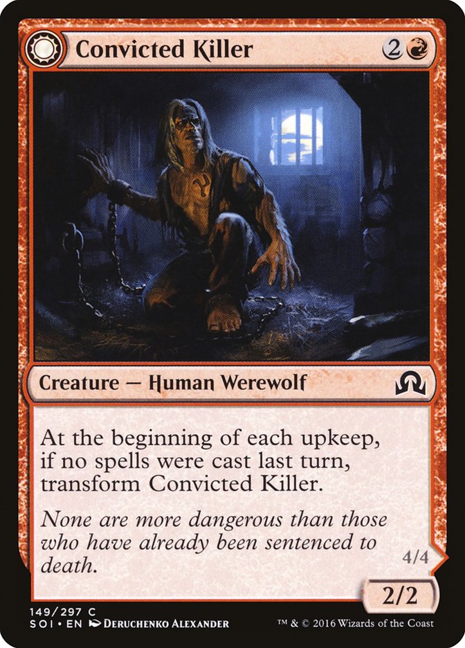Convicted Killer // Branded Howler [Shadows over Innistrad] | Game Haven TX