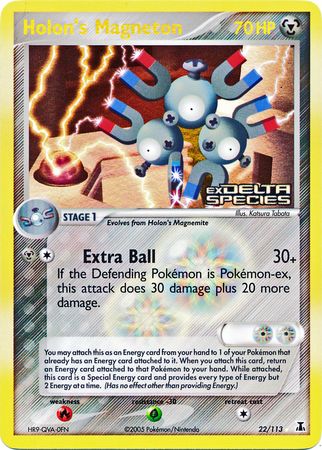 Holon's Magneton (22/113) (Stamped) [EX: Delta Species] | Game Haven TX