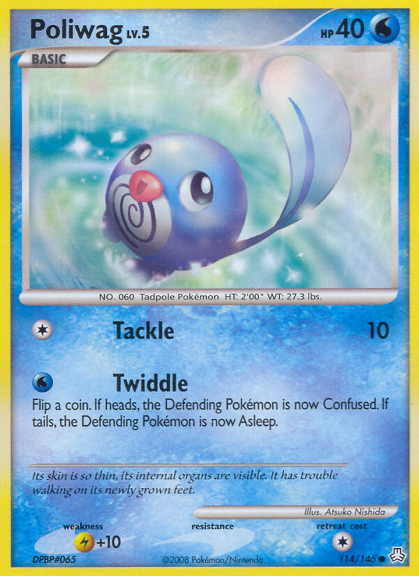 Poliwag (114/146) [Diamond & Pearl: Legends Awakened] | Game Haven TX