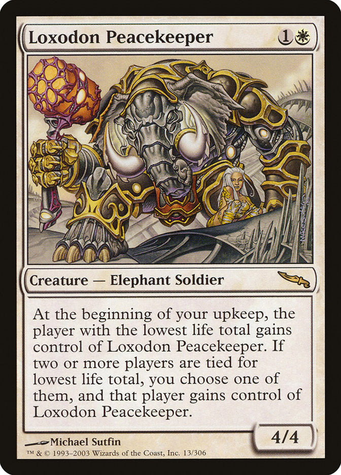 Loxodon Peacekeeper [Mirrodin] | Game Haven TX